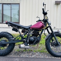 北海道　ヤマハ　TW225 ロンスイ　スカチューン　タイヤ前後山あり！バッテリー新品付き！の画像