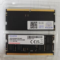 A-DATA 32GB(16GBx2) DDR5-5600MHz SO-DIMMの画像