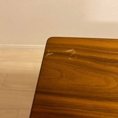 こたつ付きテーブルの画像