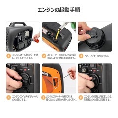 新品　インバーター発電機　3,100w  の画像