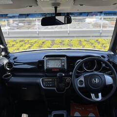 神奈川【自社ローン】保証人無可★全国対応★N-BOXカスタム【G Lパッケージ】車検2年付/左パワスラ/前後ドラレコ/走行中TV可/DVD/スマートキー/バックカメラ/フルフラットシート/ETCの画像