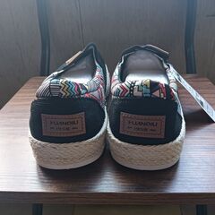 新品 27cm メンズ スリッポン ブラック シューズ 靴 男女兼用(H207-ZS)の画像