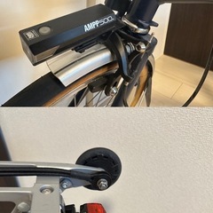 【三軒茶屋で引き渡し】【極美品／カスタム多数】BROMPTON ブロンプトン S6R テンペストブルーの画像