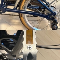【三軒茶屋で引き渡し】【極美品／カスタム多数】BROMPTON ブロンプトン S6R テンペストブルーの画像