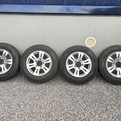 ジムニー❗️16インチアルミ☆175/80/16バリ山冬タイヤ付き