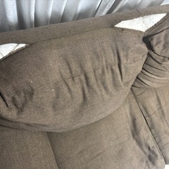 ニトリ　ブラウンソファ　無料の画像