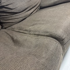 ニトリ　ブラウンソファ　無料の画像