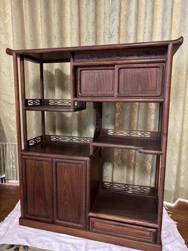 茶箪笥　週末セール！！飾り棚　木製　昭和レトロ