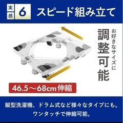 洗濯機のキャスター
の画像