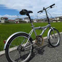 折り畳み自転車20インチの画像