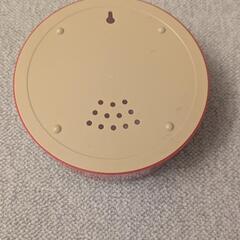 レトロ 壁掛け 温湿度計の画像