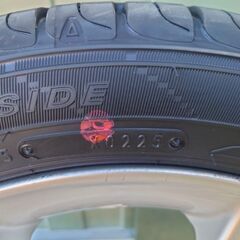 2025年製新品タイヤ165/55R15 中古ホイール4本セットの画像