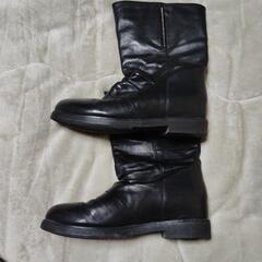 ラムスキン レーザー23cm本革ブーツの画像