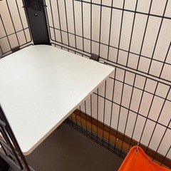 ハンモック付きキャットケージ　ペットケージ　ゲージ　スライド式　2段の画像