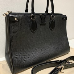 LOUIS VUITTON ルイヴィトン 2Way 黒色　ハンドバッグ・ショルダー　エピライン　グルネルトートMM 正規直営店　M57685 極上品の画像