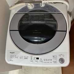 【美品】SHARP 全自動洗濯機 ES-GV8F 8.0kg インバーター搭載の画像