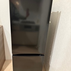 【美品】【8/1まで値下げ交渉可】ハイセンス 冷蔵庫 幅49cm 175L ブラック H R-D1701B 2ドア 右開き 大容量冷蔵室122Lの画像