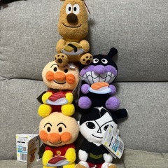 アンパンマン　ぬいぐるみ　セットの画像