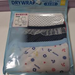 【新品未使用】夏用肌着　女の子　100cm　3枚組の画像