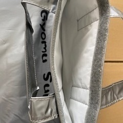 業務スーパーの保冷バック　グレーの画像