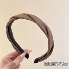 【新品】茶系ヘアバンド　カチューシャの画像