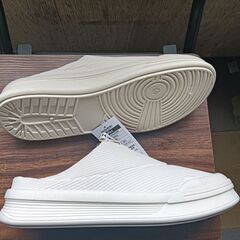 新品 26.5cm メンズ スリッポン シューズ ホワイト 靴 男女兼用(H203-ZS)の画像