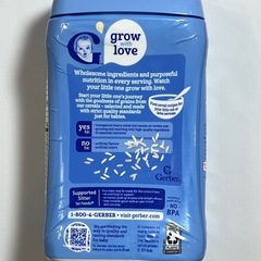 Gerber rice cereal【新品未開封】の画像