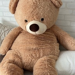 【約130cm】くまのぬいぐるみの画像