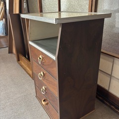 昭和レトロ　家具　電話台？
の画像