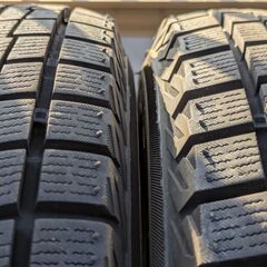 極上２０２４年ヨコハマ冬タイヤ工賃込み１５５／６５Ｒ１３　４本セットの画像