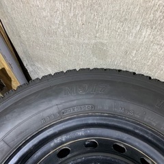 【受付休止中】195/80R15 LTスタッドレス鉄チン付4本の画像