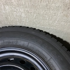 【受付休止中】195/80R15 LTスタッドレス鉄チン付4本の画像