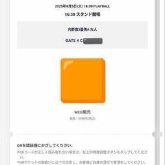 【8月5日】楽天イーグルス 観戦チケット【内野席2枚分】 の画像