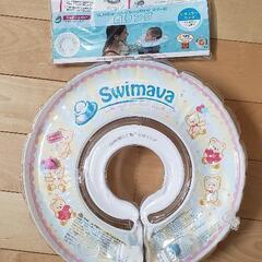 可愛い！赤ちゃん用　浮き輪♪スイマーバ うきわ首リング ラメベアの画像