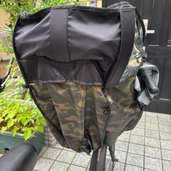 OGKチャイルドシート　自転車のフロント用　カバー付き！カゴもサービス！の画像