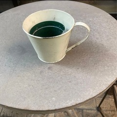 鉢カバー　スチール・アイボリーの画像