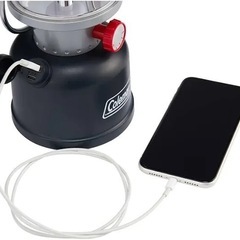 正規品 超美品 Coleman リチャージャブルマルチランタン LEDランタン スマホへの充電可能 付属品完備 コールマンの画像