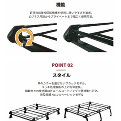 美品！タフレック　ルーフキャリア　ミラジーノ
の画像