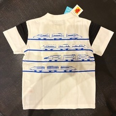 ［新品タグ有］クレードスコープ　プラレールコラボTシャツ 110 接触冷感/速乾の画像