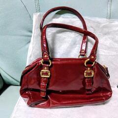 COACH エナメルバックの画像