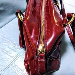 COACH エナメルバックの画像