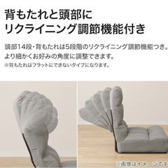 1人掛け座椅子×2の画像