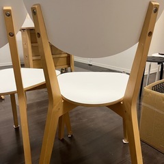 【8/2受渡限定】IKEA ダイニングチェア　2脚の画像
