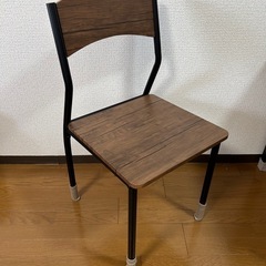 【格安】　ダイニングテーブルセット（椅子2脚付き）の画像