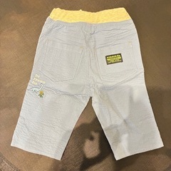 ［新品タグ有］クレードスコープ 恐竜刺繍 6分丈パンツ 110の画像