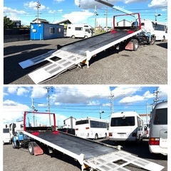 日野　レンジャー　セーフティーローダー　3段クレーン　ウインチ　ラジコン　フル装備　超低走行 5万km ★現車確認大歓迎★の画像