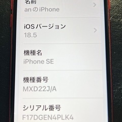 IPHONE SE 第2 128GBの画像