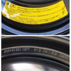T105/70D14  83M  BRIDGESTONE TIRE  応急タイヤ(スペアタイヤ / テンパータイヤ) 14㌅ × 4T × 4穴 × PCD100mmの画像