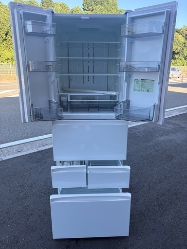①中古品 東芝ノンフロン冷凍冷蔵庫 GR-U45FH 2022年 462L ファミリータイプ冷蔵庫 動作問題なし