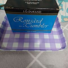 新品箱入り【ガラスコップ×６】フランス製の画像
